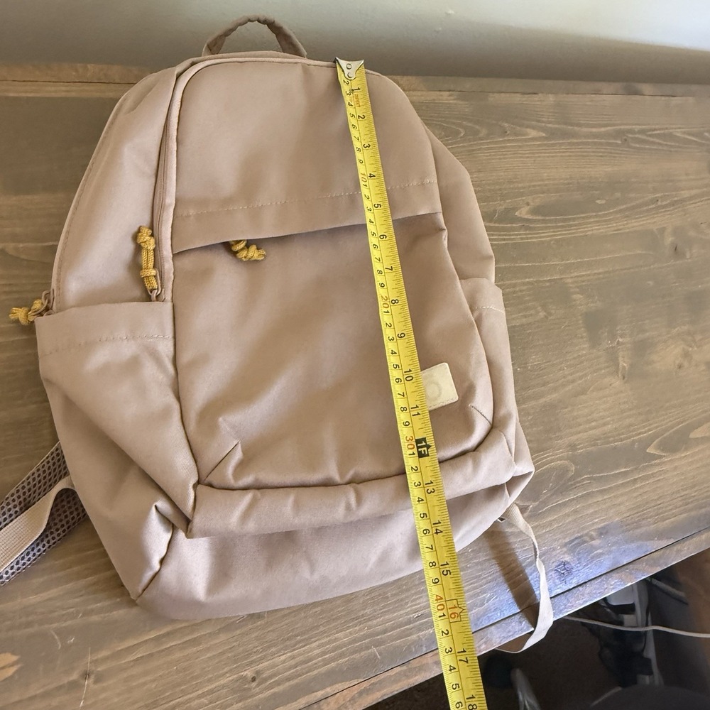 Doterra Tan Beige Convention Backpack Pockets - Picture 8 of 9